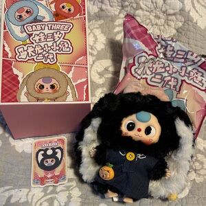 Baby Three - Macaron Cute Bunny Series - New- Box opened to verify.